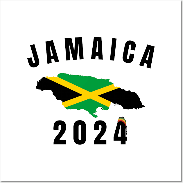 Retro Jamaica Family Vacation 2024 Jamaican Holiday Trip Wall Art by GloriaArts⭐⭐⭐⭐⭐